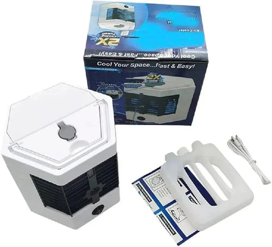 (Free Shipping) Portable Mini Air Cooler - White