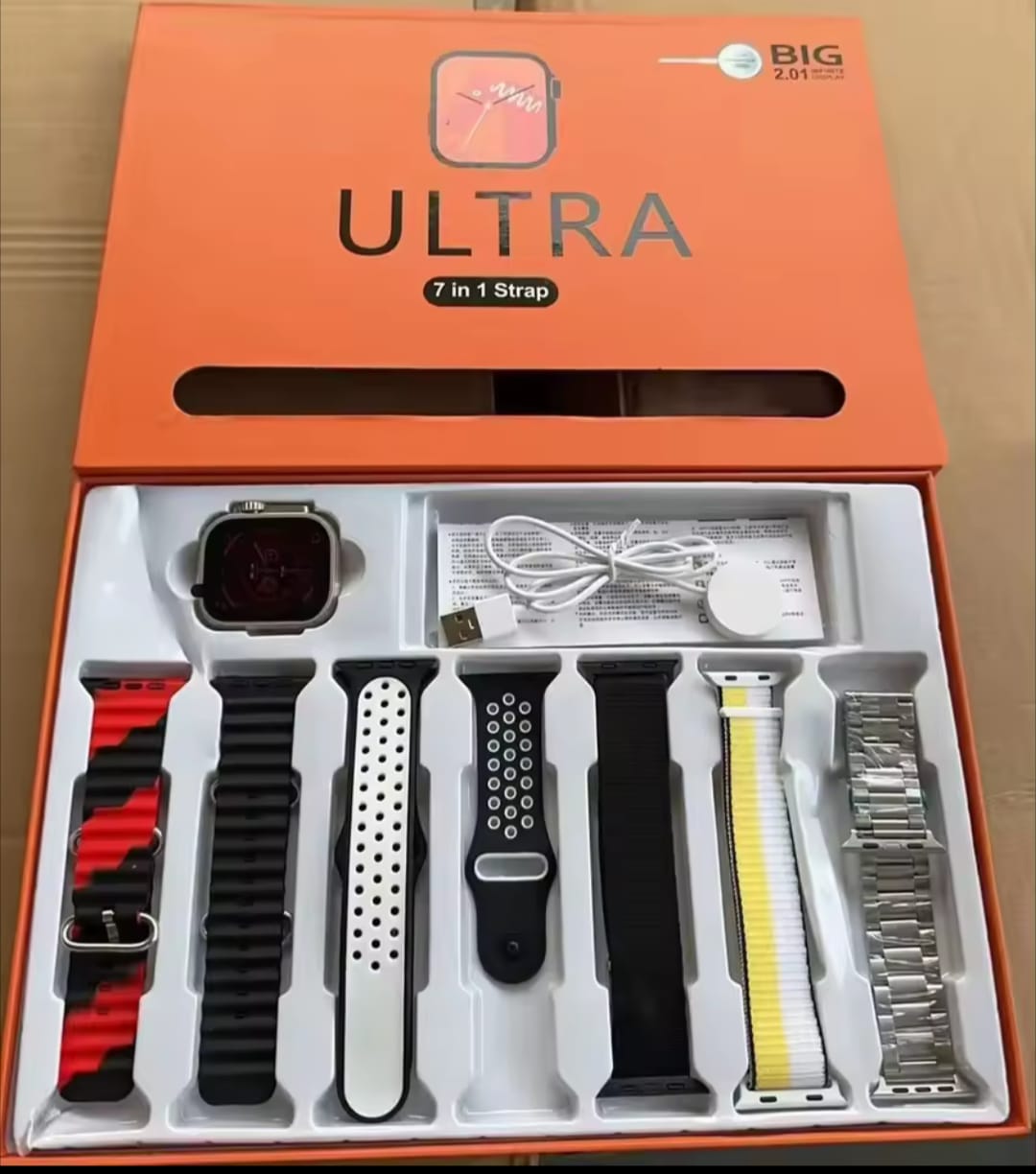 AirPods Pro 2 with Ultra 7 in 1 smartwatch Combo