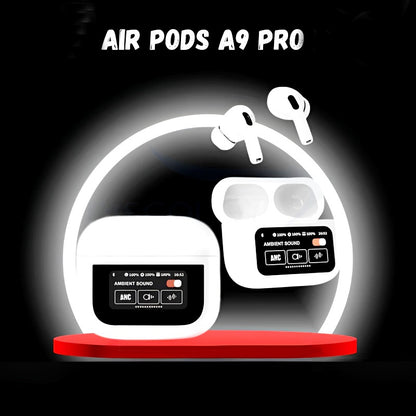 Airpods Pro A9 ANC ENC Double Dark Noise Reduction Bluetooth Wireless Earbuds With Battery Display Touch Control For Android And IOS