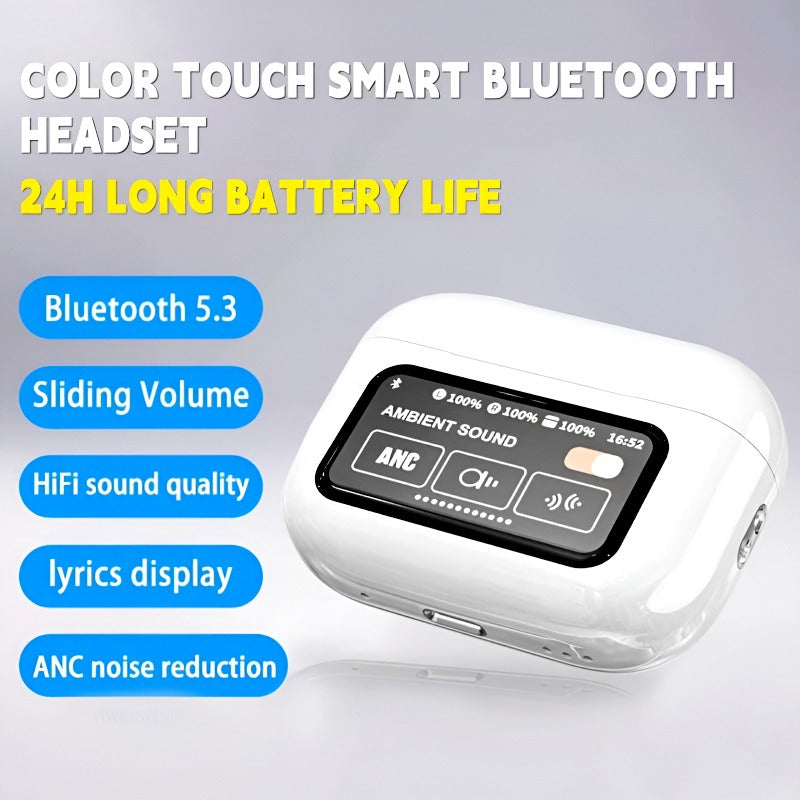 Airpods Pro A9 ANC ENC Double Dark Noise Reduction Bluetooth Wireless Earbuds With Battery Display Touch Control For Android And IOS