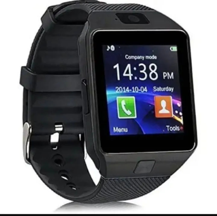 DZ09 Smart Watch 1.99" Bluetooth Calling Smartwatch – Heart Rate & Sleep Monitoring, IP67 Waterproof, Wireless Charging Smart Watch for Men & Women | Non PTA (Black)