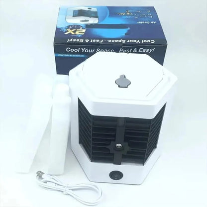 (Free Shipping) Portable Mini Air Cooler - White